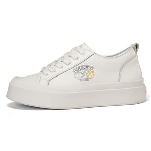 Низкие кроссовки для скейтбординга унисекс DUEPLAY, White Skin