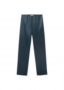 MANGO Пижамные штаны 'Oli' в голубом цвете Cyan Blue