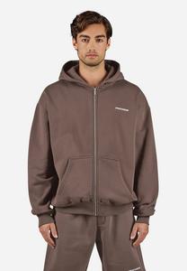 Толстовка на молнии LOGO OVERSIZED JACKET Pegador, коричневый