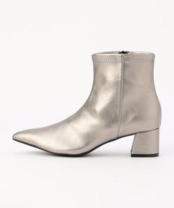 Короткие эластичные сапоги с острым носком Comme Ca Ism, цвет Silver