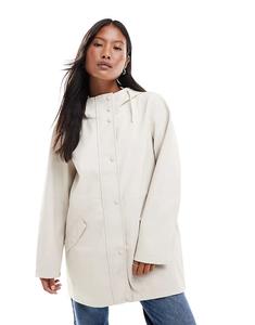 Куртка-дождевик Vero Moda Petite с капюшоном цвета лунного камня