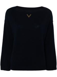 Valentino Garavani свитер с логотипом, синий