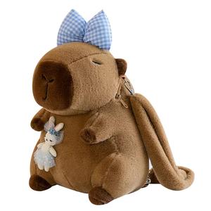 Плюшевая игрушка капибара высота 35см Happy Fish