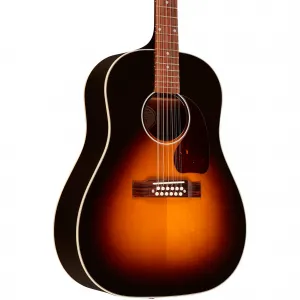 Акустико-электрогитара Gibson J-45 Standard 12-струнная Винтажный Сансет Берст