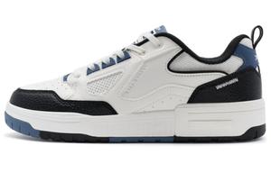 Амортизирующие износостойкие низкие скейтбордские кроссовки мужские белые черные XTEP