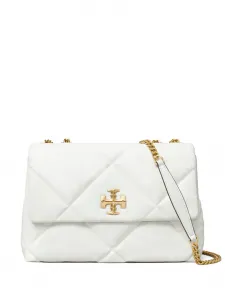 Стеганая сумка на плечо Kira Tory Burch, белый