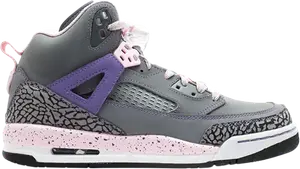 Кроссовки Jordan SpizIke GS Purple Earth, серый