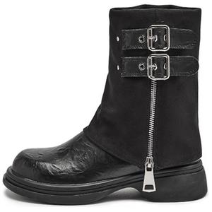 AGSDON Черные женские ботильоны, цвет Black