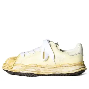 Кроссовки blakey og sole canvas over dyed low Maison Mihara Yasuhiro, белый