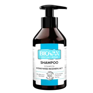 Biovax Biovax интенсивно восстанавливающий шампунь для волос с кератином и шелком, 200 мл