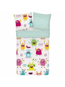 Постельное белье Monster в ярких цветах ESPiCO, 135x200 см (80x80 см)