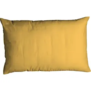 Чехол на подушку CASATEX «Uni» (1 шт.), однотонный дизайн, молния, отличные цвета, цвет curry