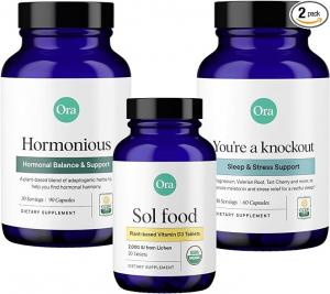 Органический гормональный баланс Ora, средство для сна и повышение уровня витамина D