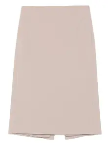 Юбка прямого кроя Peserico, серый