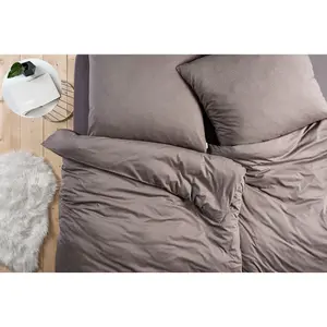 Постельное белье Estella «TAKOMA», АБСОЛЮТНО БЕЗ ГЛАЗА, серо-коричневый