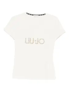 Хлопковая футболка LIU JO, белый