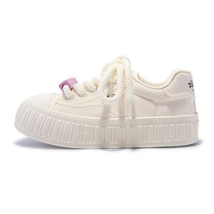Кроссовки SNXR Lifestyle Shoes Women's Low-top Beige, белый