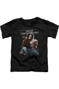 Фантастические твари 2 Футболка с коротким рукавом для малышей Cuddle Puddle Gildan, черный