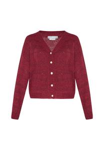 Вязаный кардиган Usha, бургундия