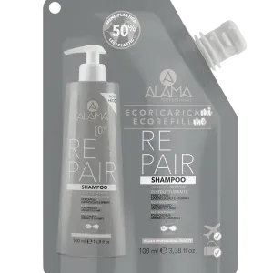 Восстанавливающий шампунь для поврежденных волос, 100 мл Alama