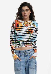 Джемпер Desigual STRIPED FLORAL, Beige