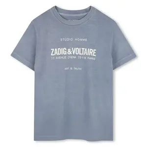 Футболка с коротким рукавом Zadig & Voltaire X60372, синий