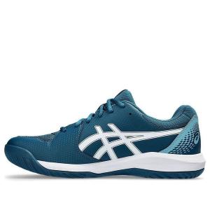 Кроссовки gel dedicate 8 wide 'restful teal white' Asics, мультиколор