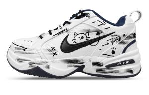 Air Monarch 4 низкие массивные кроссовки unisex Nike, черный