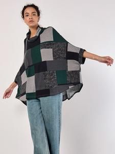 Apricot Свитер с высоким воротником антрацитового/бетонного цвета