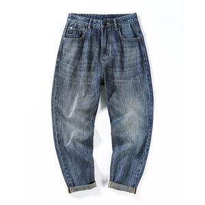 Джинсы Unisex Moderate Straight Fit Jeep, vintage синий[washed distressed]