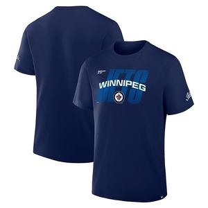 Мужская футболка Winnipeg Jets Team Vision Legacy в темно-синем цвете Fanatics