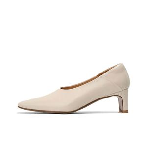 SHOEMAKER QUEEN Белые женские туфли на платформе с массивным каблуком 5,5 см, цвет White
