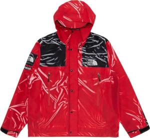 Куртка Supreme x The North Face Printed Taped Seam Shell Jacket 'Red', красный