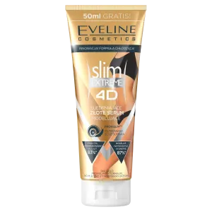 Eveline Cosmetics Slim Extreme 4D золотая сыворотка для похудения и моделирования тела, 250 мл