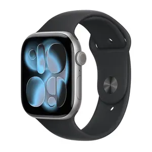 Умные часы Apple Watch Series 11 (GPS), 46 мм, Space Gray Aluminum Case/Black Sport Band - S/M