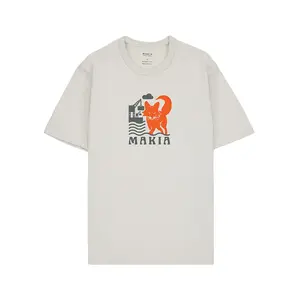 Футболка с коротким рукавом Makia Curled, бежевый