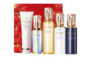 Наборы для ухода за кожей Unisex Clé De Peau Beauté, Cleansing (moist) + serum + essence water (moist) + day and night белый