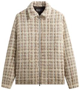 Куртка-бомбер Kith Windowpane Tweed Coaches Jacket, черный