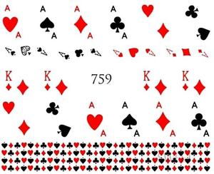 Водные наклейки для ногтей - №759, Raisin