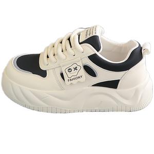 Низкие повседневные туфли женские PARK DANCE, Beige Black