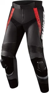 Мотоциклетные брюки SHIMA STR 2.0 для мужчин с защитой коленей, кожаные наколенники, мотоциклетный костюм, кожаные мотоциклетные брюки, мотоциклетная куртка, спортивные кожаные брюки (красные, размер 52), Red