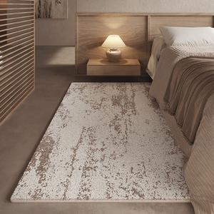 Budis Ковер 120х180 см для спальни/кабинета в винтажном французском стиле, утолщенный искусственный кашемир, охлаждающий, waterproof, устойчивый к пятнам