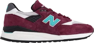 Кроссовки New Balance 998 'Burgundy Teal', красный