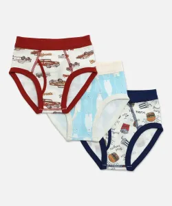 Трусы с принтом по всей поверхности (3P) Chil2, цвет Red