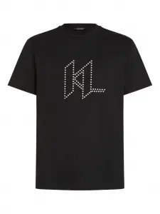 Футболка DNA с монограммой Karl Lagerfeld, черный