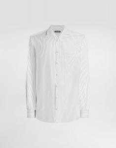 Рубашка martini из полосатого поплина Dolce & Gabbana, мультиколор