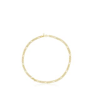 Браслет Tous Chain Curbed, позолоченное серебро