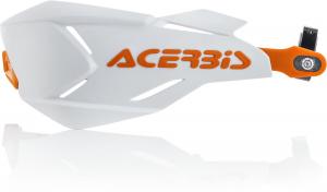 Acerbis X-Factory Ручная охрана, белый/оранжевый