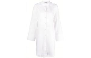 Acne Studios Женское белое платье с длинными рукавами