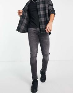 Черные узкие зауженные джинсы Jack & Jones Intelligence Glenn